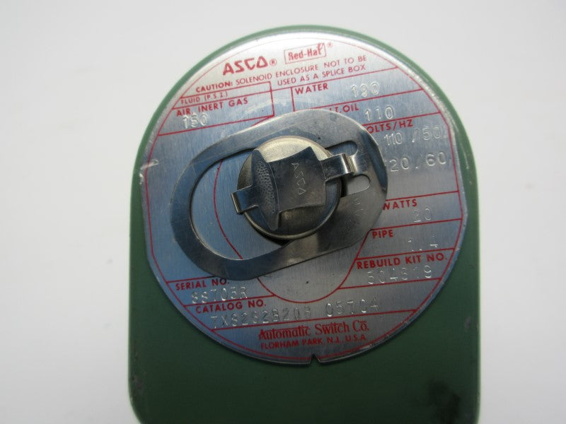 ASCO TX8262B208 110/120V 150PSI UNMP