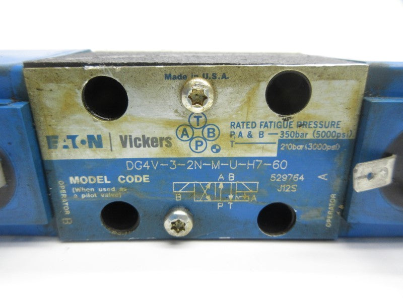 VICKERS DG4V32NMUH760 529764 24VDC 5000PSI UNMP