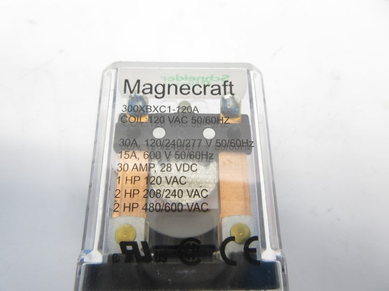 MAGNECRAFT 300XBXC1-120A 120VAC 30A UNMP