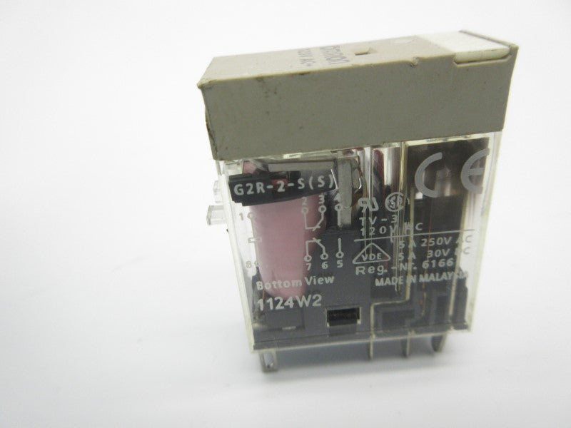 OMRON G2R-2-S(S) 120VAC 5A UNMP