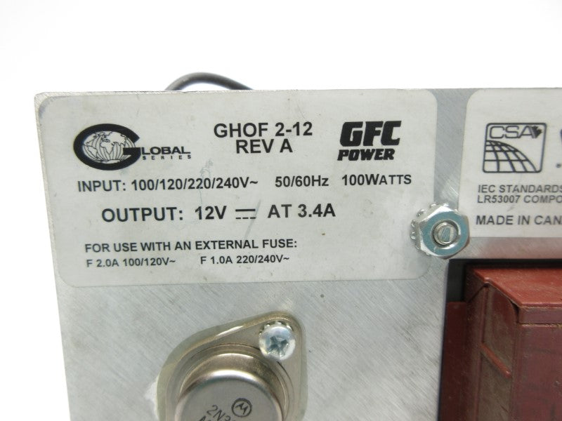 GLOBAL SERIES GHOF2-12 240V UNMP