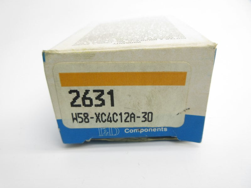 POTTER & BRUMFIELD W58-XC4C12A-30 250VAC 30A NSMP