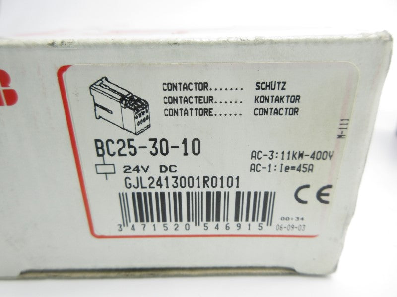ABB BC25-30-10 24VDC NSMP