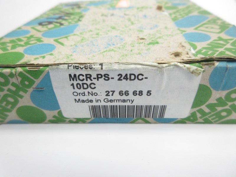 PHOENIX CONTACT MCR-PS-24DC-10DC 2766685 24VDC NSMP