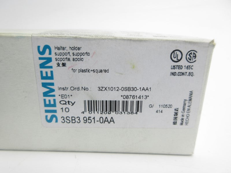 SIEMENS 3SB3951-0AA (PKG OF 10) NSMP