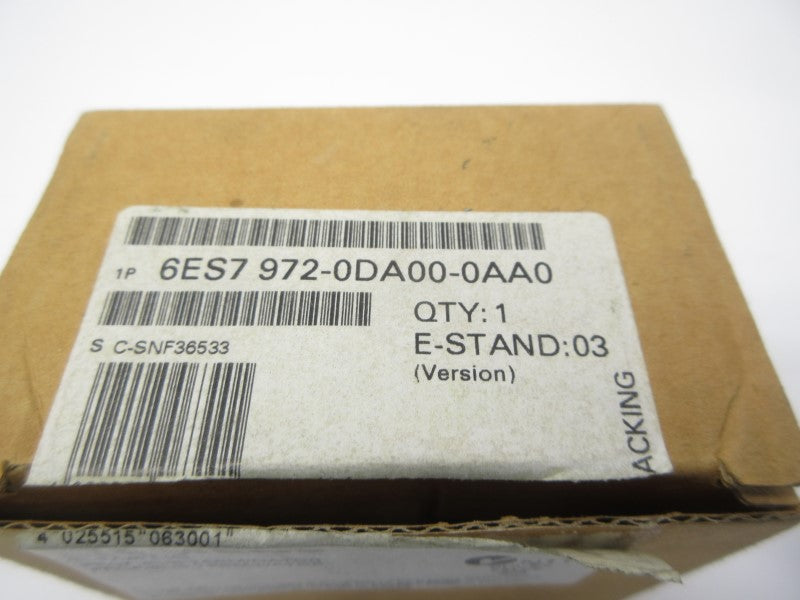 SIEMENS 6ES7972-0DA00-0AA0 24VDC NSMP