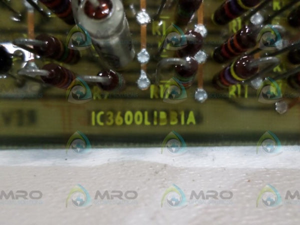 GENERAL ELECTRIC IC3600LIBB1A INPUT BOARD NSNP