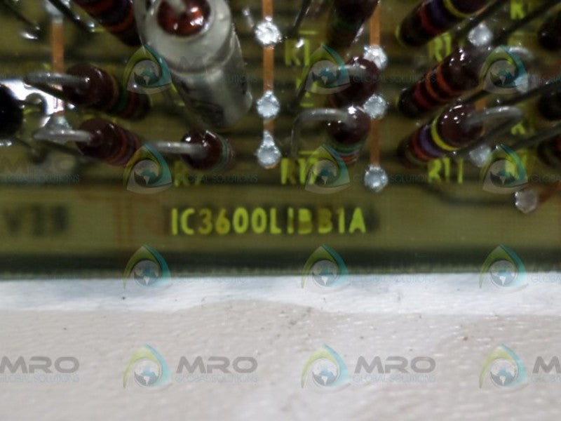 GENERAL ELECTRIC IC3600LIBB1A INPUT BOARD NSNP