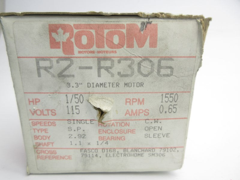 ROTOM R2-R306 115V 0.65A NSMP