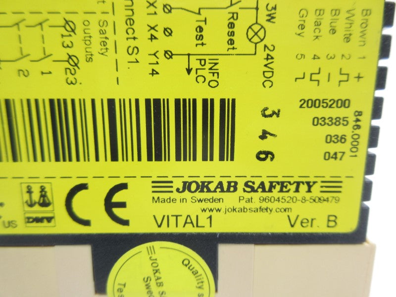 JOKAB SAFETY VITAL1 24VDC NSMP