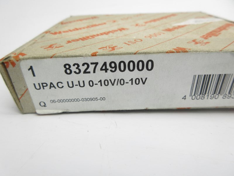 WEIDMULLER UPACU-U0-10V/0-10V 8327490000 9-30VDC NSMP