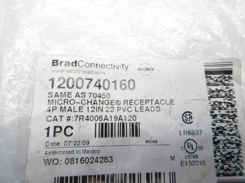 DANIEL WOODHEAD 7R4006A19A120 1200740160 NSMP