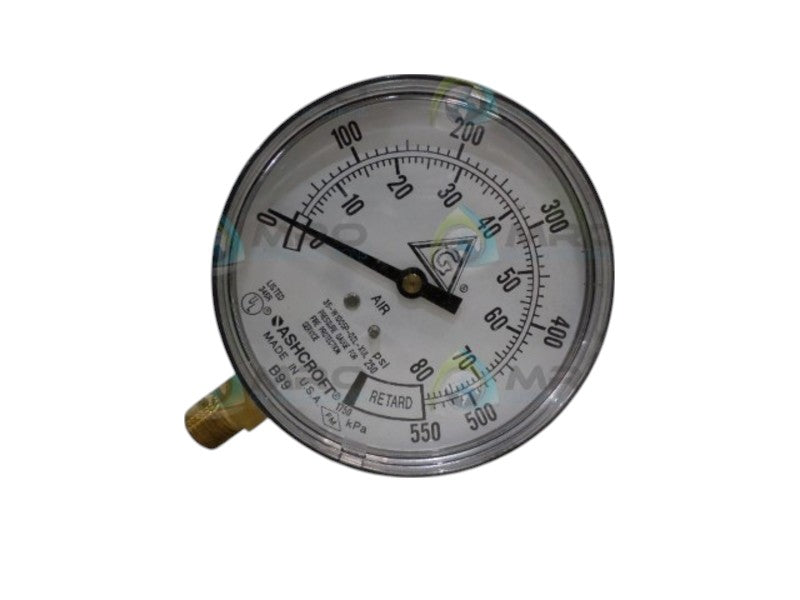 ASHCROFT 35-W1005P-02L-XUL PRESSURE GAUGE 0-80PSI 0-550KPA  NSNP