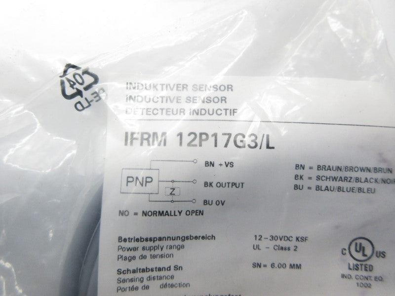 BAUMER IFRM12P17G3/L 12-30VDC NSMP