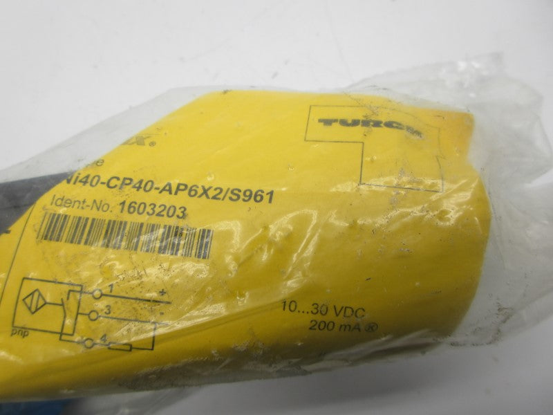 TURCK NI40-CP40-AP6X2/S961 1603203 10-30VDC NSMP
