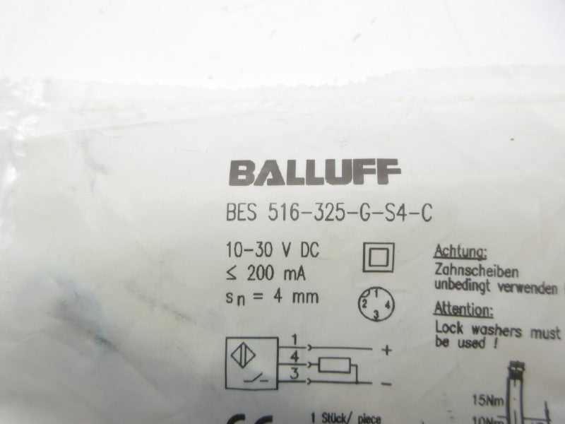 BALLUFF BES516-325-G-S4-C 10-30VDC NSMP