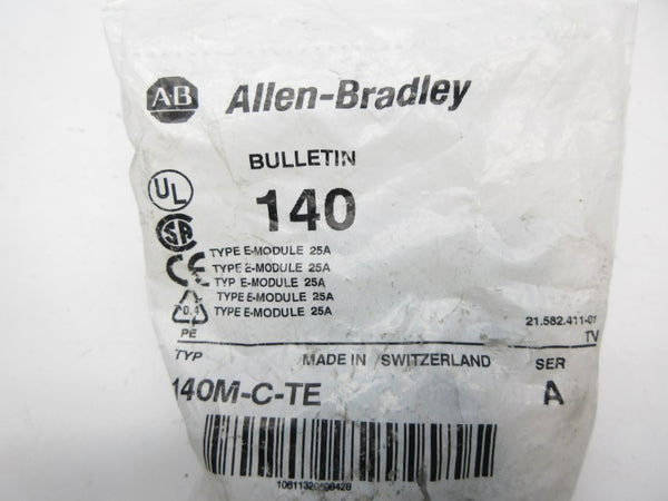 ALLEN BRADLEY 140M-C-TE SER. A 25A NSMP