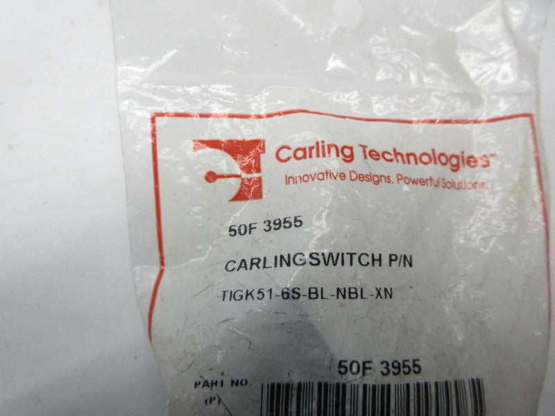 CARLING TECHNOLOGIES 50F3955 TIGK51-6S-BL-NBL-XN NSMP
