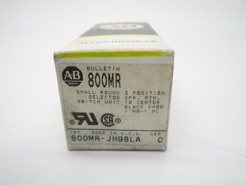 ALLEN BRADLEY 800MR-JH9BLA SER. C (BK/YL) NSMP