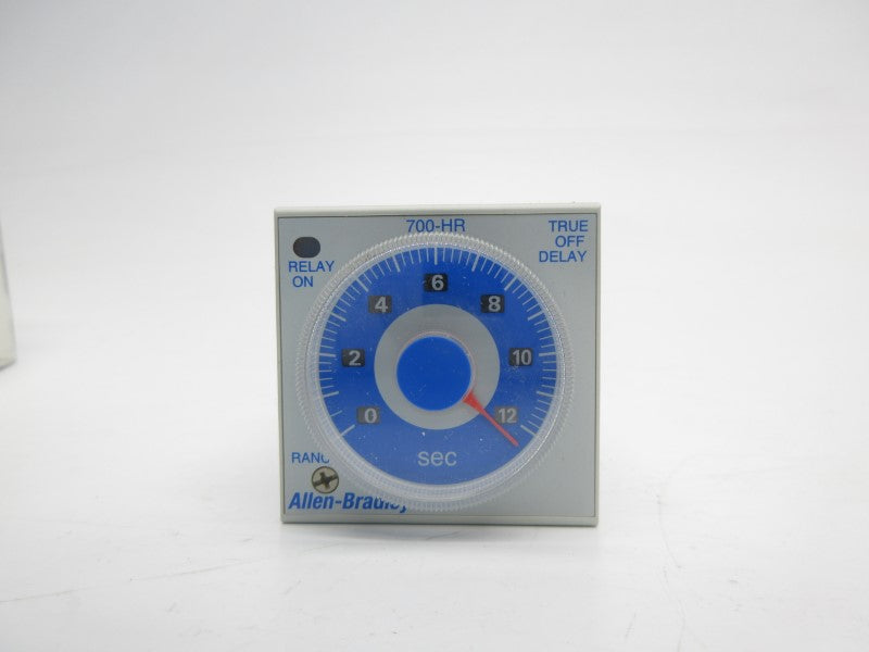 ALLEN BRADLEY 700-HRQN2GA12 SER. C 100-120VAC 0.05-12S (WH) NSMP
