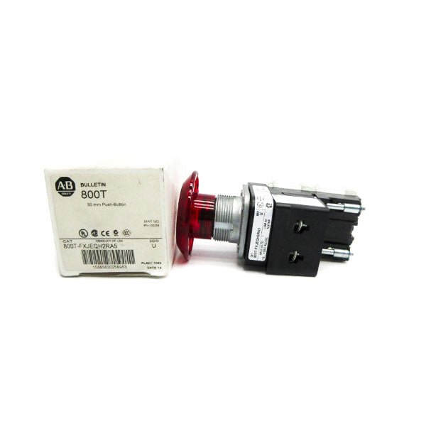 ALLEN BRADLEY 800T-FXJEQH2RA5 SER. U 12-130VAC/DC (WH) NSMP