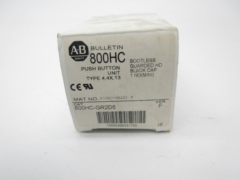 ALLEN BRADLEY 800HC-GR2D5 SER. F (WH) NSMP
