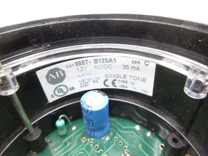 ALLEN BRADLEY 855T-B12SA1 SER. C 12VAC NSNP