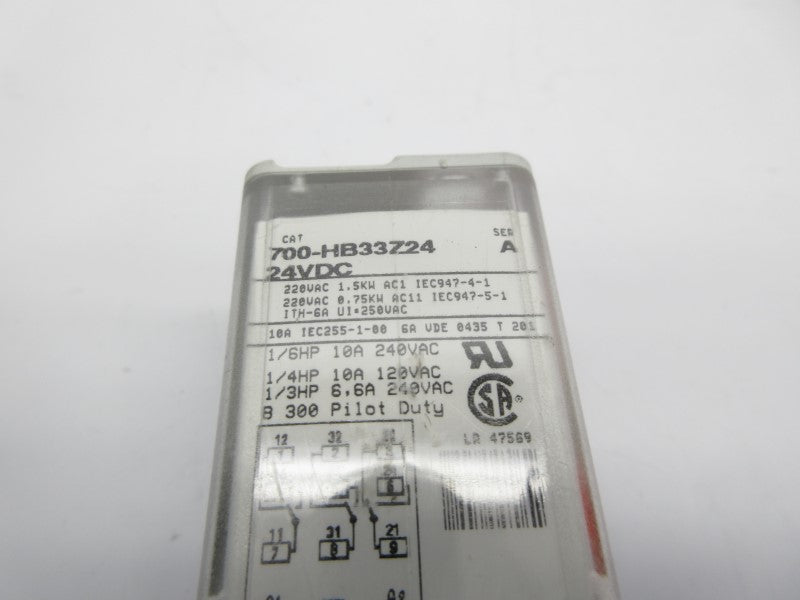 ALLEN BRADLEY 700-HB33Z24 SER. A 24VDC UNMP