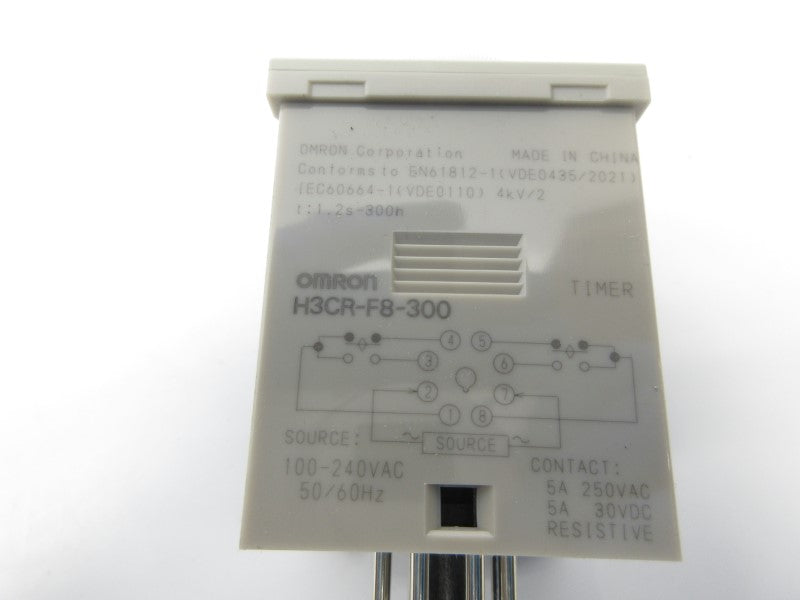 OMRON H3CR-F8-300 100-240VAC 1.2S-300H NSNP
