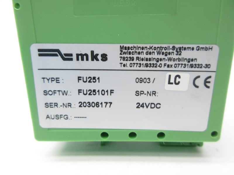 MKS FU251 24VDC NSNP