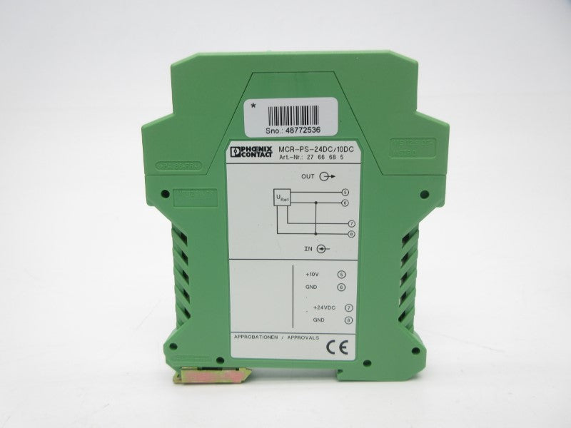 PHOENIX CONTACT MCR-PS-24DC/10DC 2766685 18-30VDC NSNP