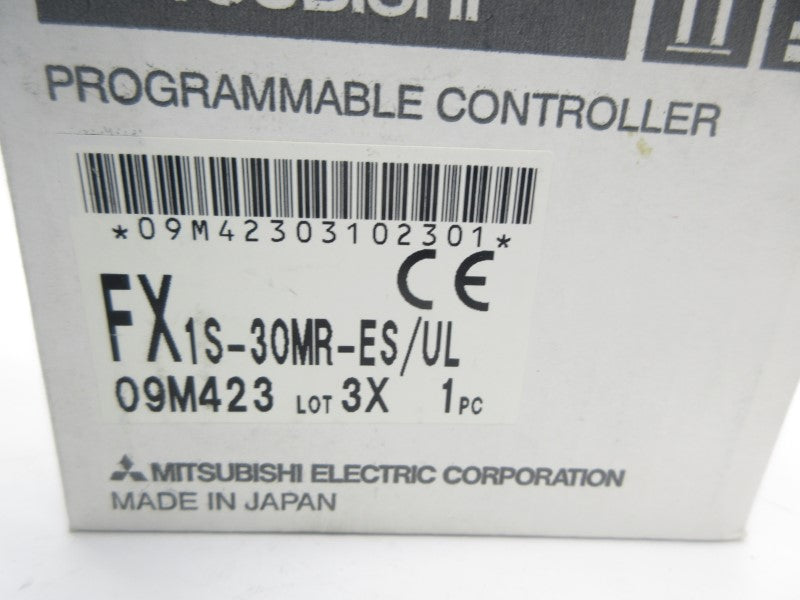 MITSUBISHI FX1S-30MR-ES/UL 100-240VAC NSMP