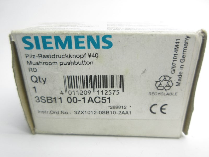 SIEMENS 3SB1100-1AC51 NSMP