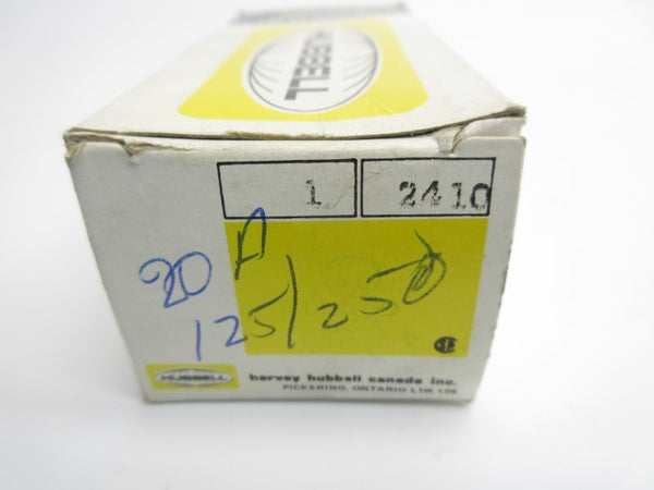 HUBBELL 2410 125/250V 20A NSMP