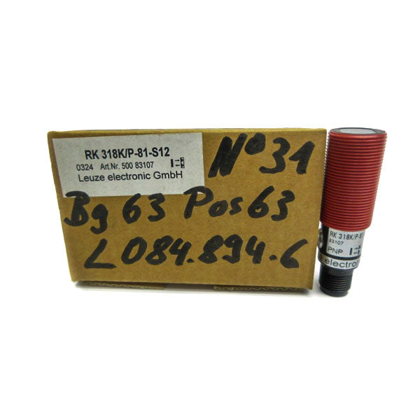 LEUZE ELECTRONIC RK318K/P-81-S12 NSMP