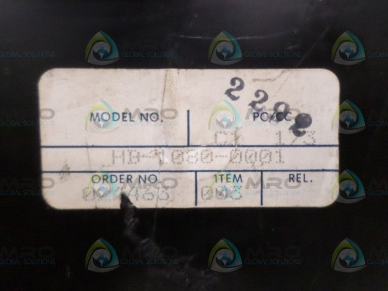 LFE DANAHER CONTROLS HB-1080-0001 CONTROLLER DISPLAY UNMP