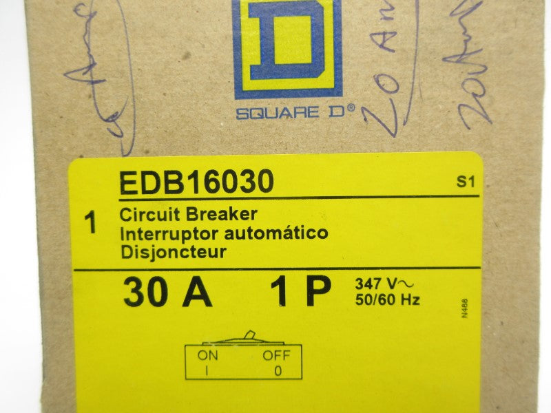SQUARE D EDB16030 347V 30A NSMP