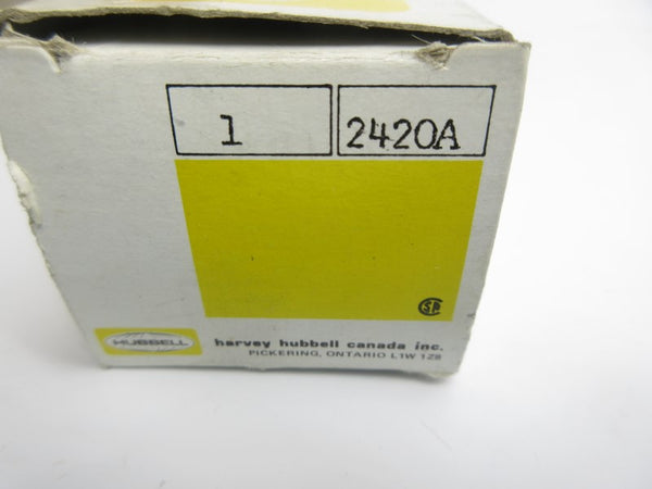 HUBBELL 2420A 125/250V 20A NSMP