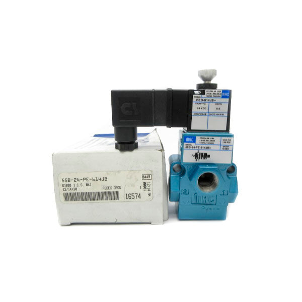 MAC 55B-24-PE-614JB 24VDC 150PSI NSMP