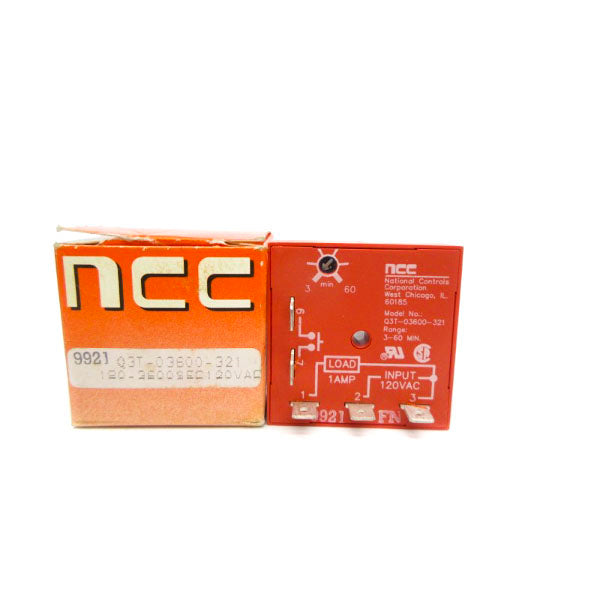 NCC Q3T-03600-321 120VAC 1A 180-3600S NSMP