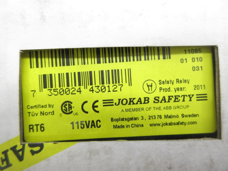 JOKAB SAFETY RT6 115VAC NSMP