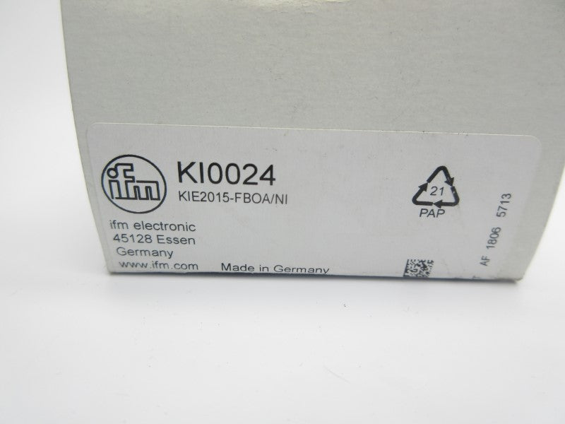 IFM EFECTOR KI0024 KIE2015-FBOA/NI 20-250VAC NSMP