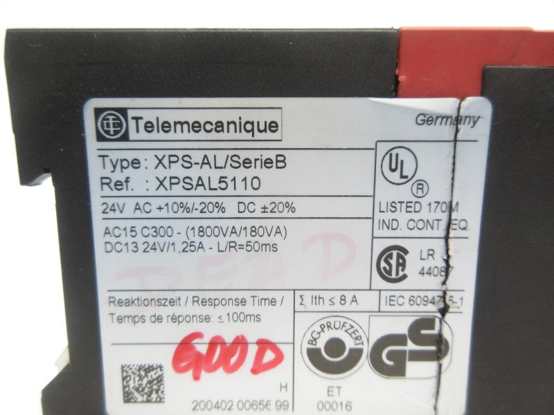 TELEMECANIQUE XPSAL5110 24VAC/DC UNMP