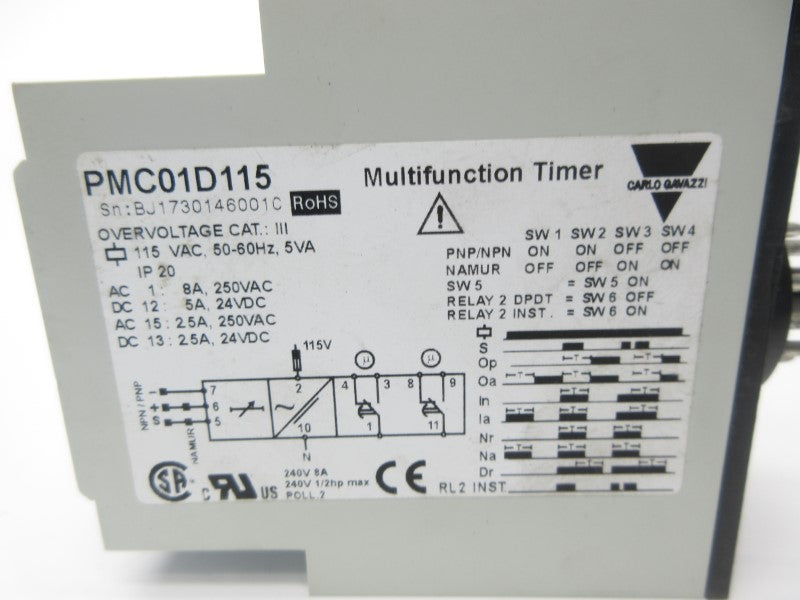 CARLO GAVAZZI PMC01D115 115VAC UNMP