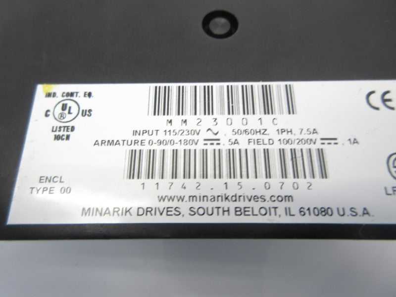 MINARIK DRIVES MM23001C 115/230V 7.5A UNMP