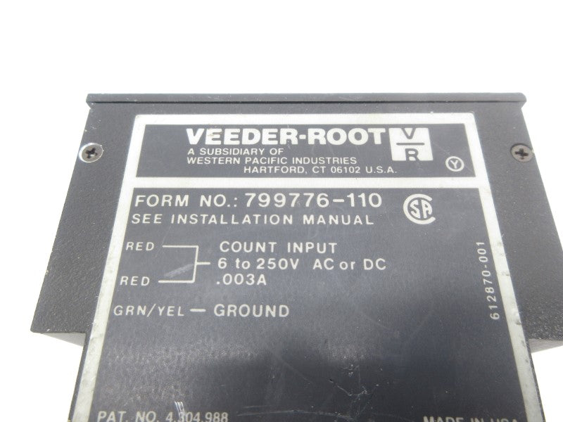 VEEDER ROOT 799776-110 6-250VAC/DC .003A UNMP
