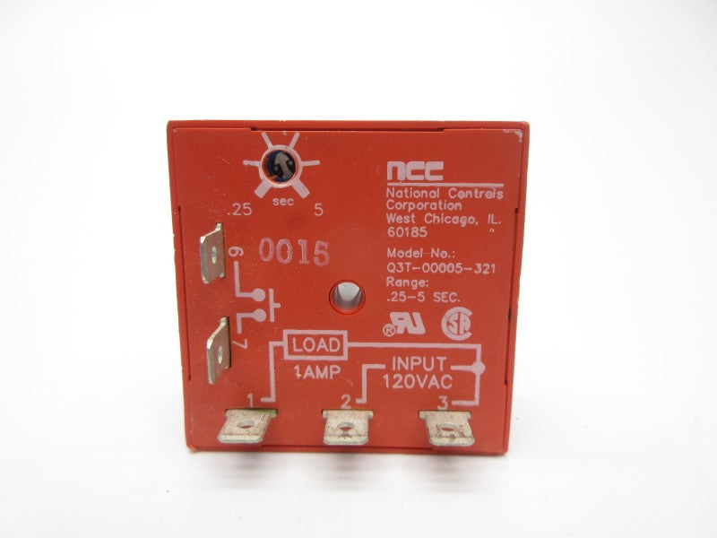 NCC Q3T-00005-321 120VAC 1A .25-5S UNMP