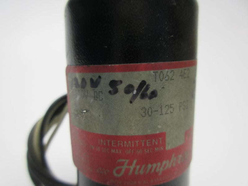 HUMPHREY T0624E2 110VDC 30-125PSI UNMP