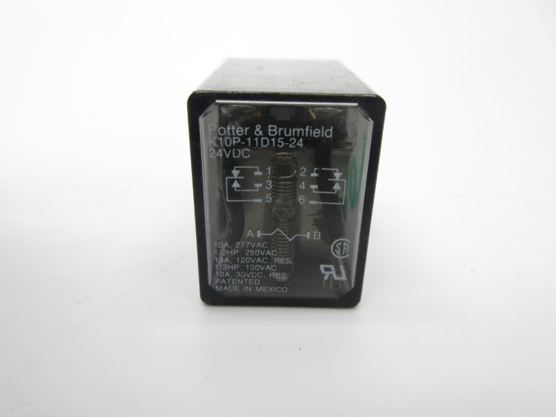 POTTER & BRUMFIELD K10P-11D15-24 24VDC UNMP