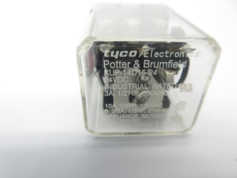TYCO ELECTRONICS KUP-14D15-24 24VDC 10A UNMP